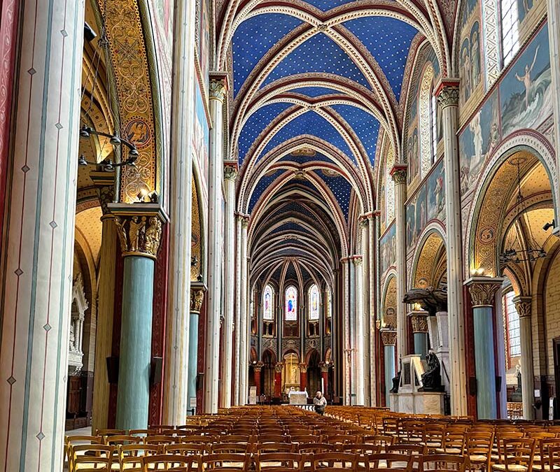 Eglise Saint-Germain-des-Prés à Paris, intérieur