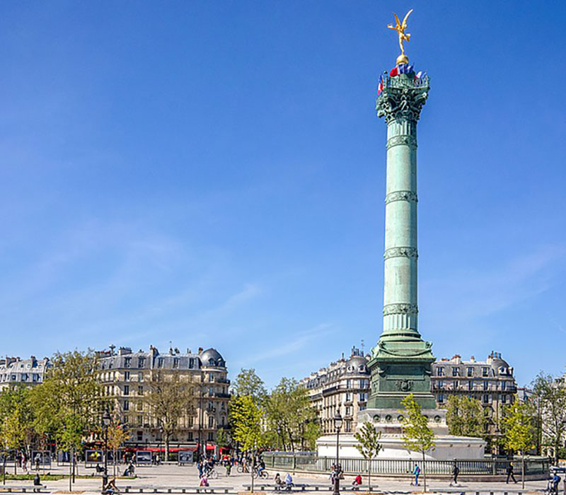 Bastille-Place de la Bastille-Colonne de Juillet