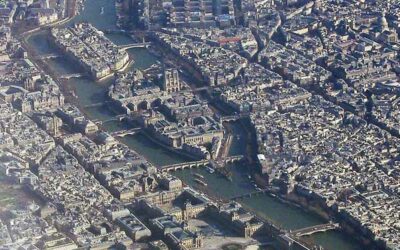 Île de la Cité & Île Saint-Louis – Vue aérienne de Paris