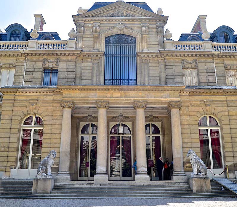 Musée Jacquemart André à Paris - Façade sur cour