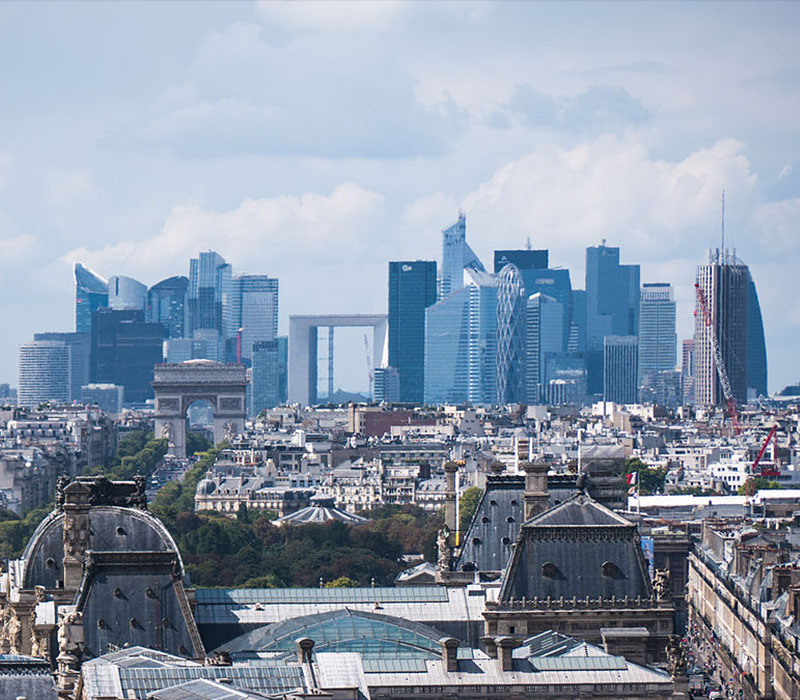 Paris La Defense-Vue depuis la Tour Saint-Jacques-Paris