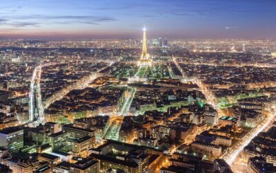 Paris et la Tour Eiffel depuis la Tour Montparnasse