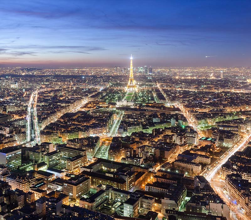 Tour Montparnasse - Vue de Paris et Tour Eiffel