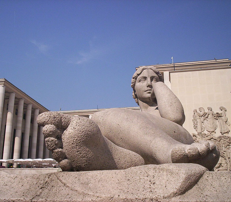 Musée d'art moderne de Paris - Façade extérieure sud