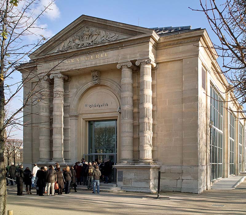 Musée de l'Orangerie à Paris - Façade ouest