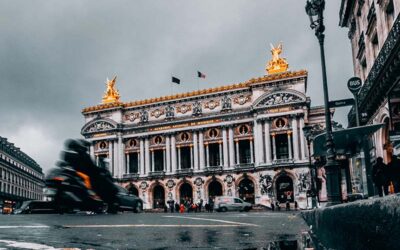 Opéra Garnier depuis l’Avenue de l’Opéra, Paris