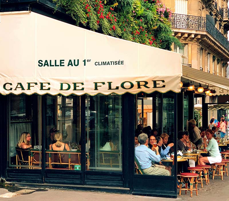 Saint-Germain-des-Prés à Paris, Café de Flore