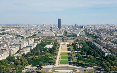 Tour Montparnasse vue depuis la Tour Eiffel